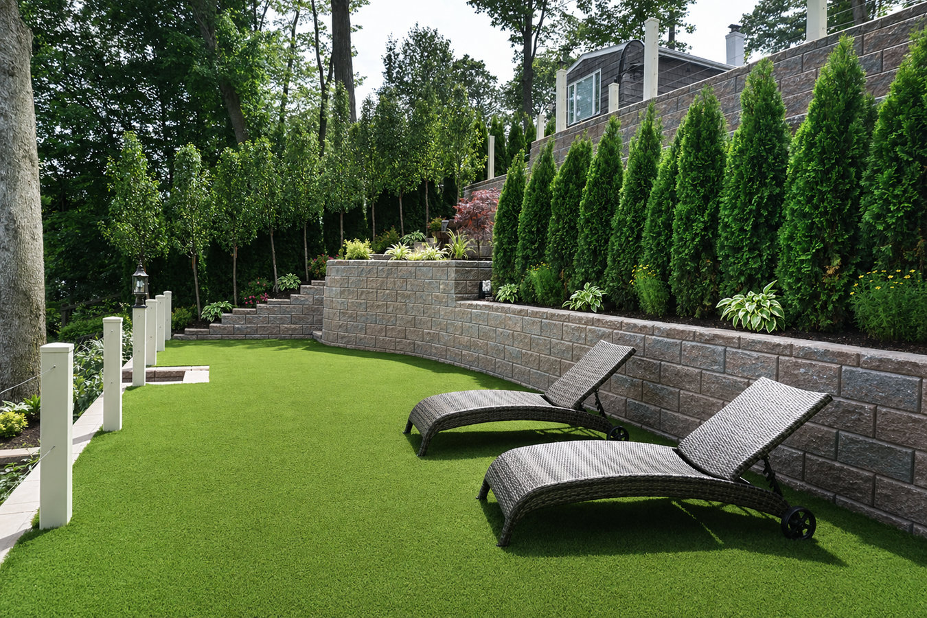 Residential turf installation in El Cerrito, CA